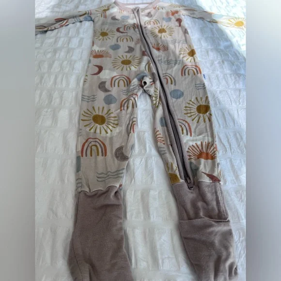 Little Sleepies Desert Sunrise Zippy Pajama Size 6-12M GUC - Picture 6 of 6
